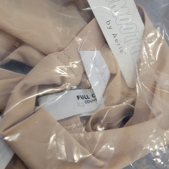 Aerie Smoothez Unlined Mesh Full Coverage Bra Size 36D Nude NWT! - Picture 10 of 10